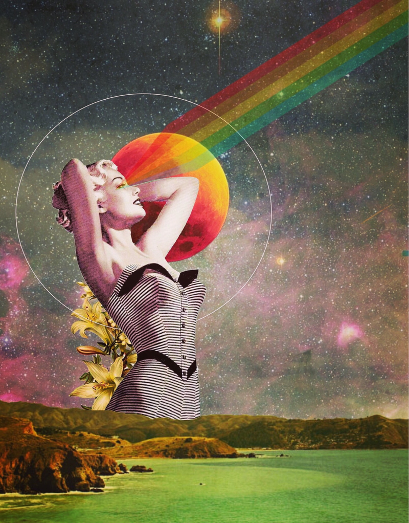 Illustration for article titled These Surreal Science Fiction Collages Are a Wonderful Glimpse into Insanity